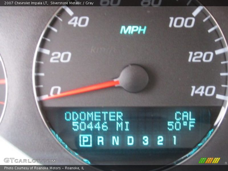 Silverstone Metallic / Gray 2007 Chevrolet Impala LT