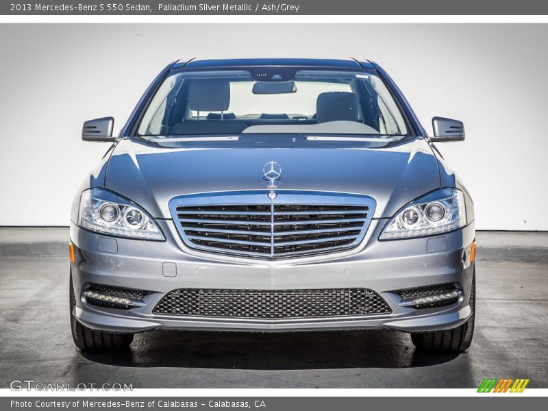 Palladium Silver Metallic / Ash/Grey 2013 Mercedes-Benz S 550 Sedan