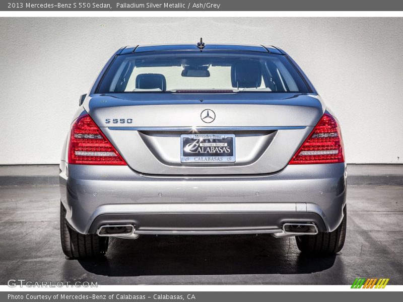 Palladium Silver Metallic / Ash/Grey 2013 Mercedes-Benz S 550 Sedan