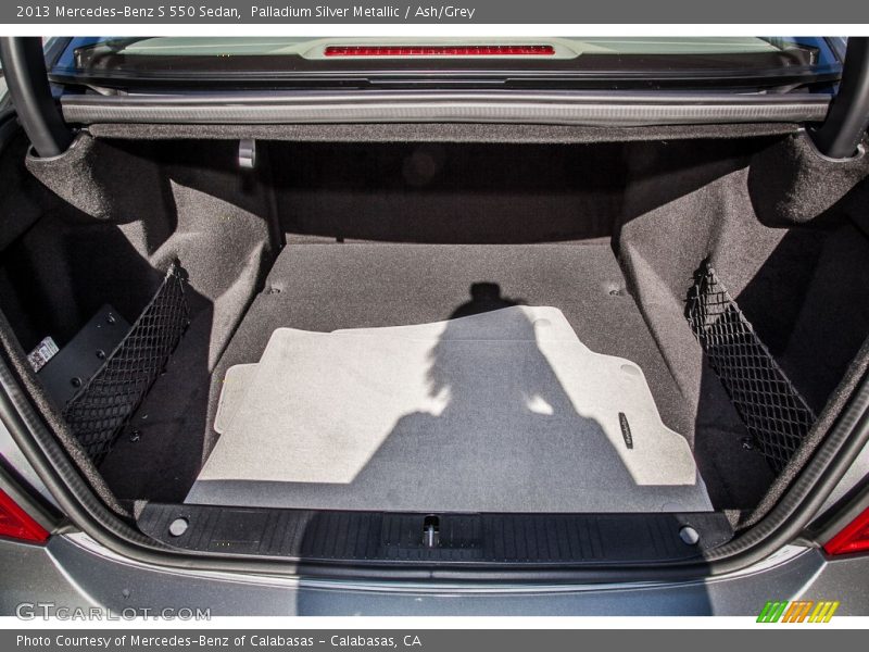 Palladium Silver Metallic / Ash/Grey 2013 Mercedes-Benz S 550 Sedan