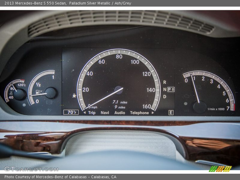  2013 S 550 Sedan 550 Sedan Gauges