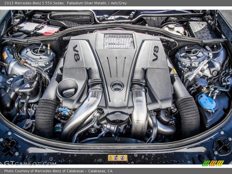  2013 S 550 Sedan Engine - 4.6 Liter DI Twin-Turbocharged DOHC 32-Valve VVT V8
