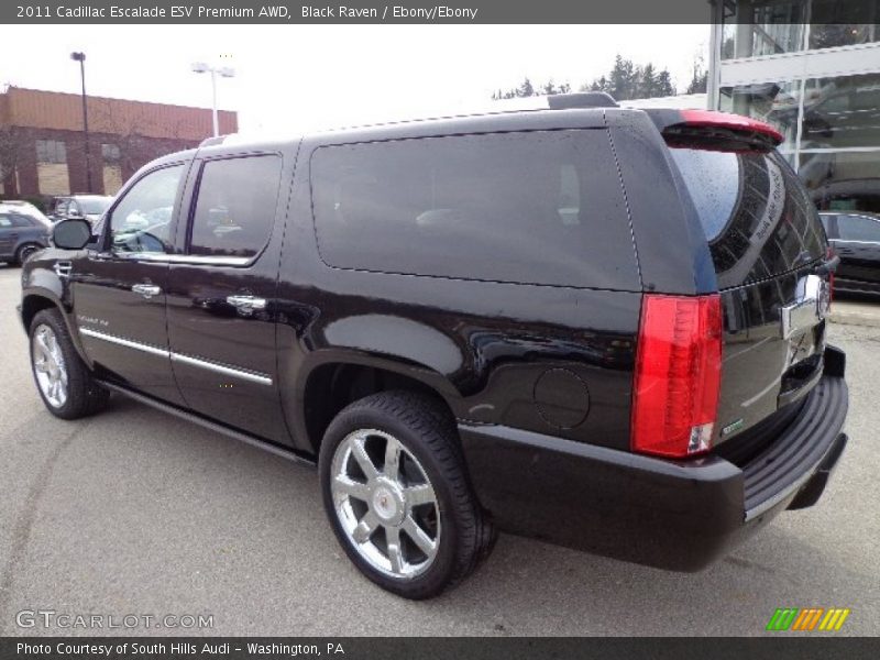 Black Raven / Ebony/Ebony 2011 Cadillac Escalade ESV Premium AWD