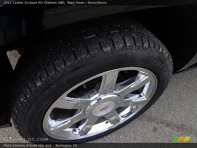 Black Raven / Ebony/Ebony 2011 Cadillac Escalade ESV Premium AWD