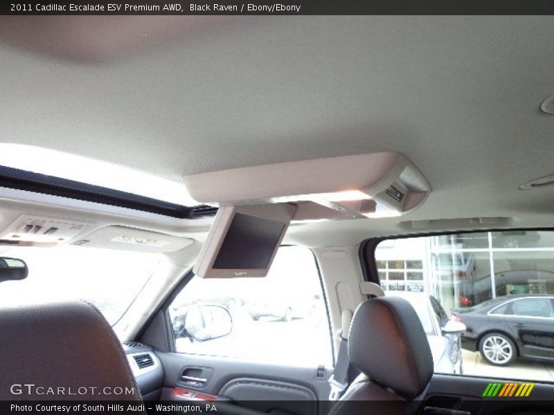 Black Raven / Ebony/Ebony 2011 Cadillac Escalade ESV Premium AWD
