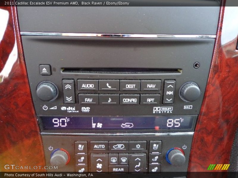 Black Raven / Ebony/Ebony 2011 Cadillac Escalade ESV Premium AWD