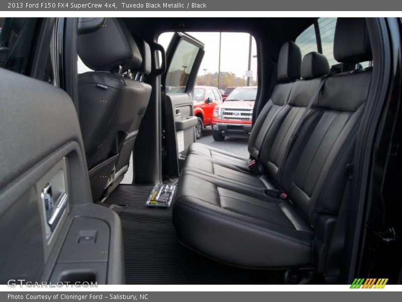 Rear Seat of 2013 F150 FX4 SuperCrew 4x4
