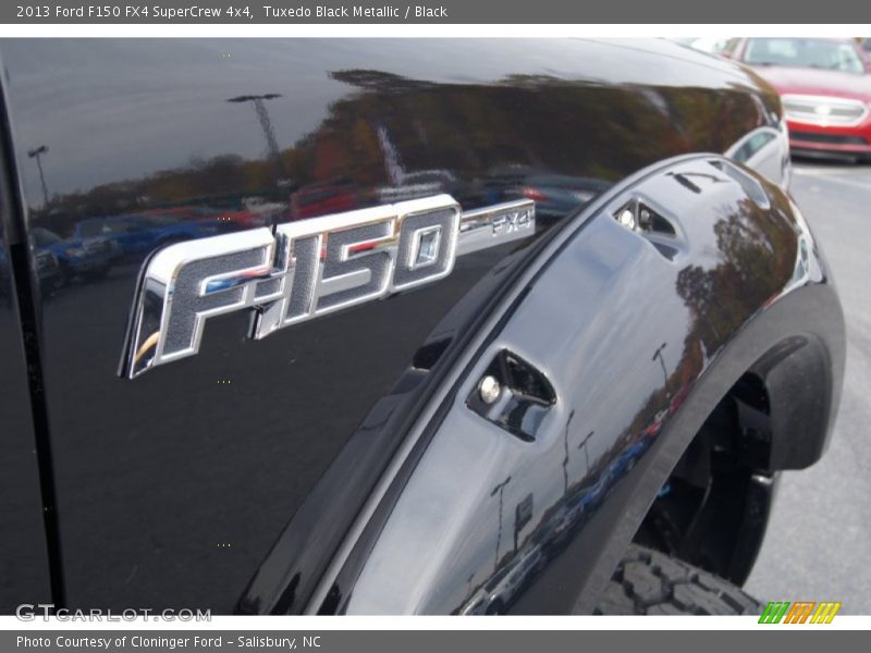 Tuxedo Black Metallic / Black 2013 Ford F150 FX4 SuperCrew 4x4