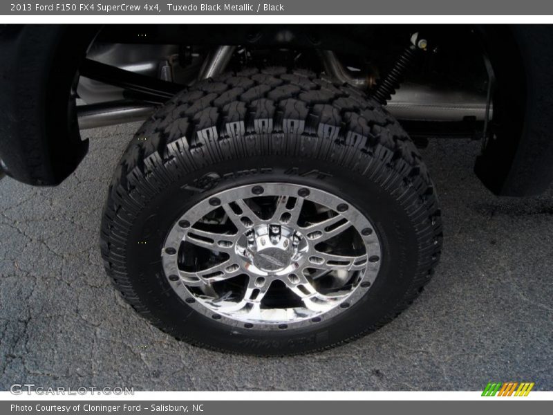 Custom Wheels of 2013 F150 FX4 SuperCrew 4x4