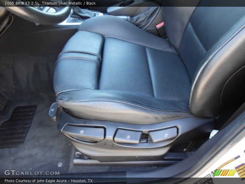 Titanium Silver Metallic / Black 2005 BMW X3 2.5i