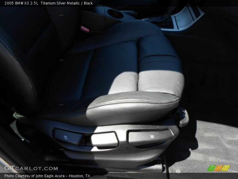 Titanium Silver Metallic / Black 2005 BMW X3 2.5i