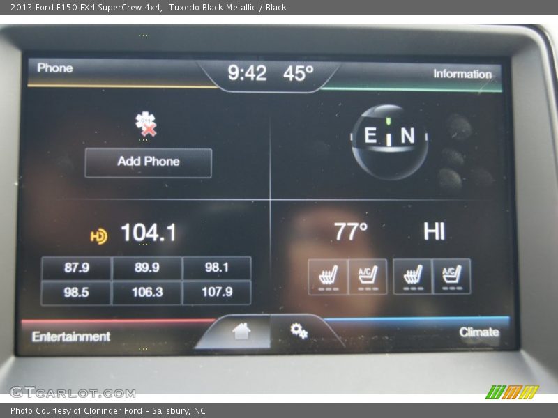 Tuxedo Black Metallic / Black 2013 Ford F150 FX4 SuperCrew 4x4