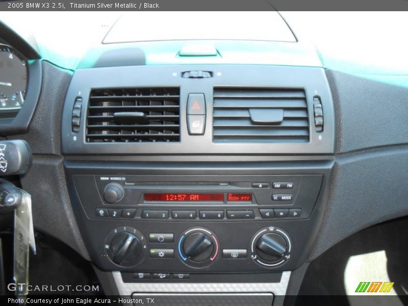 Titanium Silver Metallic / Black 2005 BMW X3 2.5i