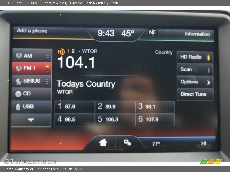 Tuxedo Black Metallic / Black 2013 Ford F150 FX4 SuperCrew 4x4