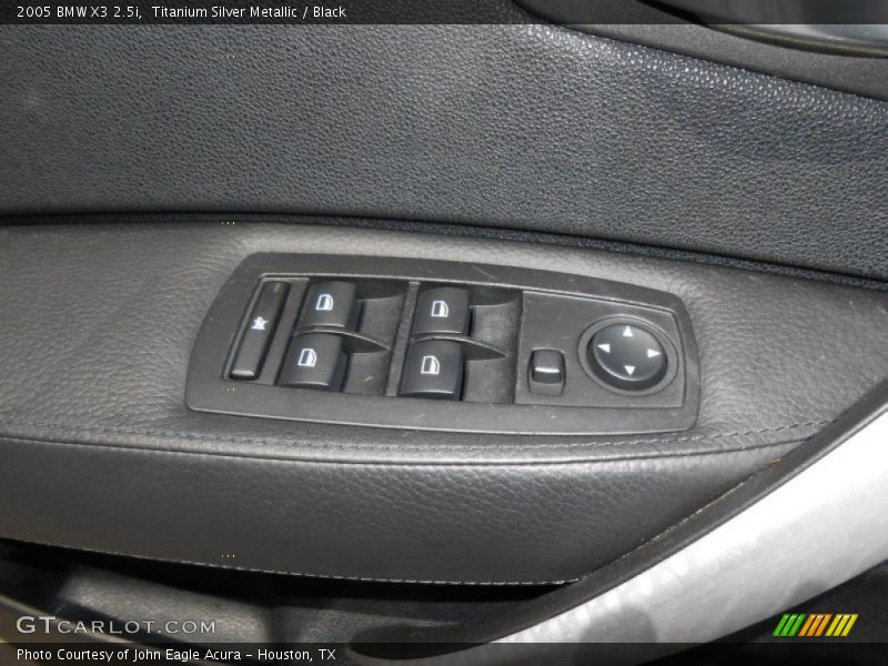 Titanium Silver Metallic / Black 2005 BMW X3 2.5i