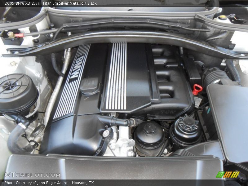 Titanium Silver Metallic / Black 2005 BMW X3 2.5i