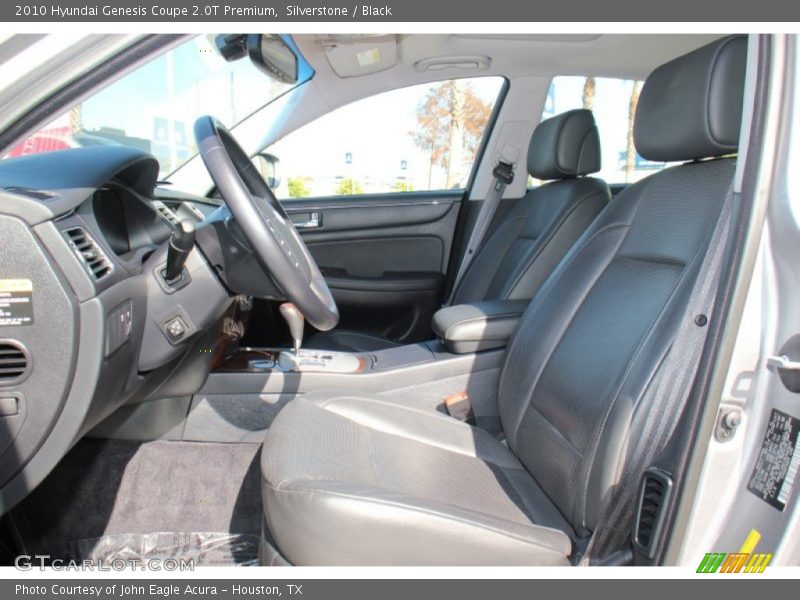Silverstone / Black 2010 Hyundai Genesis Coupe 2.0T Premium