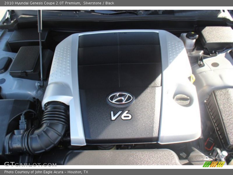 Silverstone / Black 2010 Hyundai Genesis Coupe 2.0T Premium