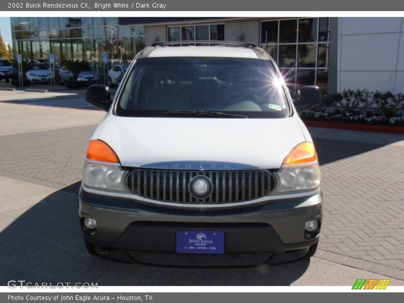 Bright White / Dark Gray 2002 Buick Rendezvous CX