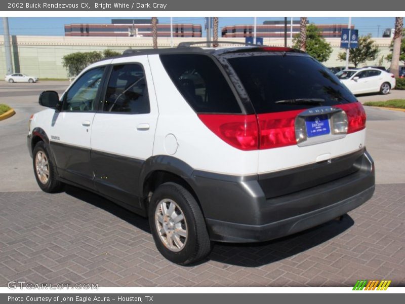 Bright White / Dark Gray 2002 Buick Rendezvous CX