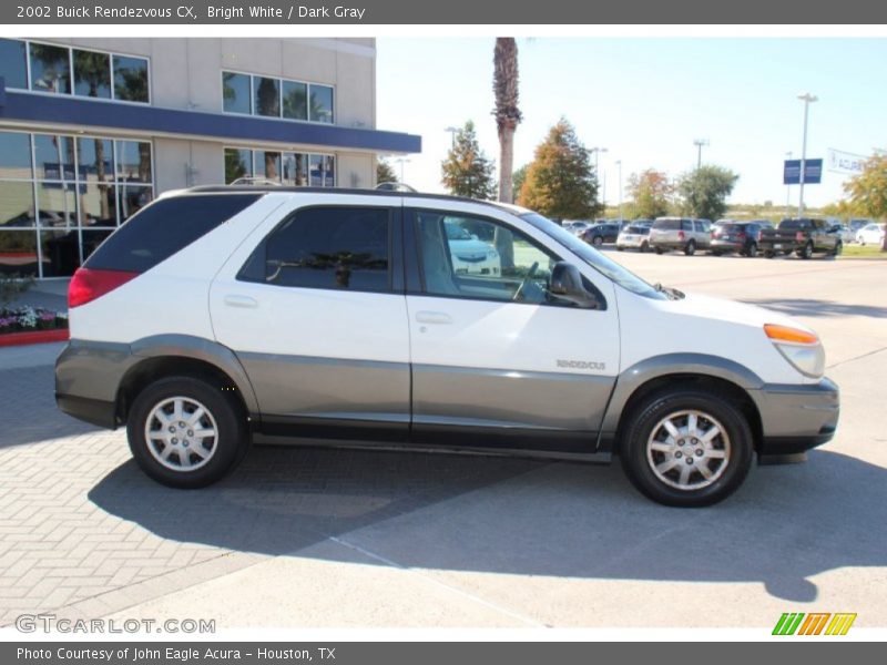 Bright White / Dark Gray 2002 Buick Rendezvous CX