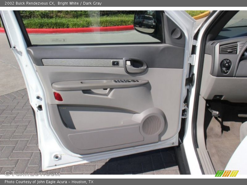Bright White / Dark Gray 2002 Buick Rendezvous CX
