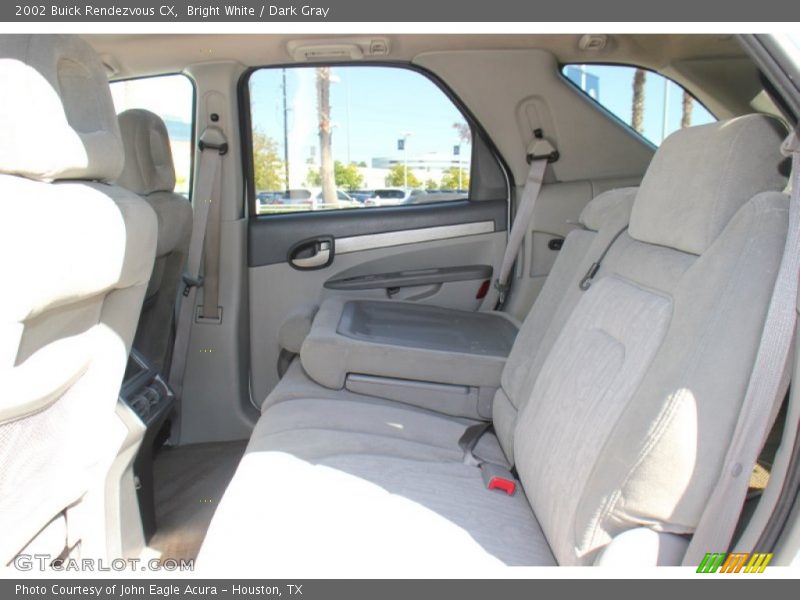 Bright White / Dark Gray 2002 Buick Rendezvous CX