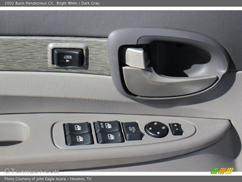 Bright White / Dark Gray 2002 Buick Rendezvous CX