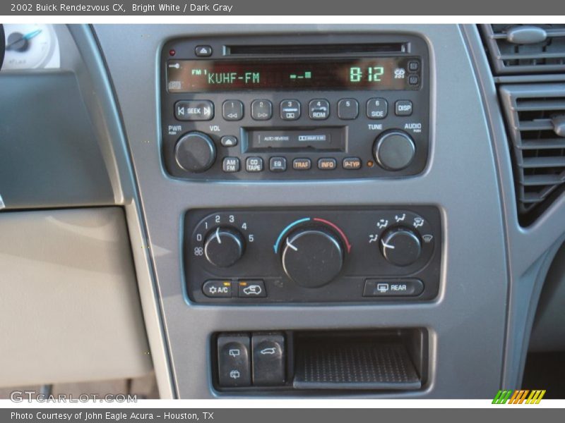 Bright White / Dark Gray 2002 Buick Rendezvous CX