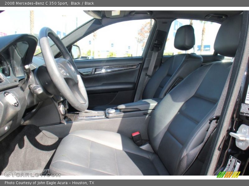 Black / Black 2008 Mercedes-Benz C 350 Sport