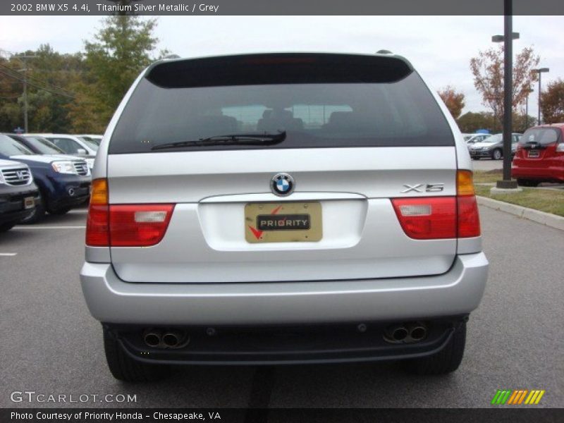Titanium Silver Metallic / Grey 2002 BMW X5 4.4i