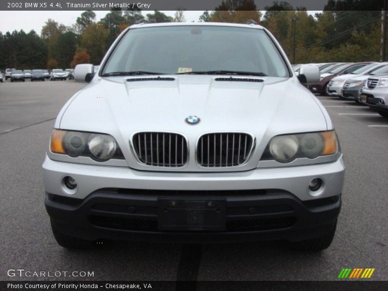 Titanium Silver Metallic / Grey 2002 BMW X5 4.4i
