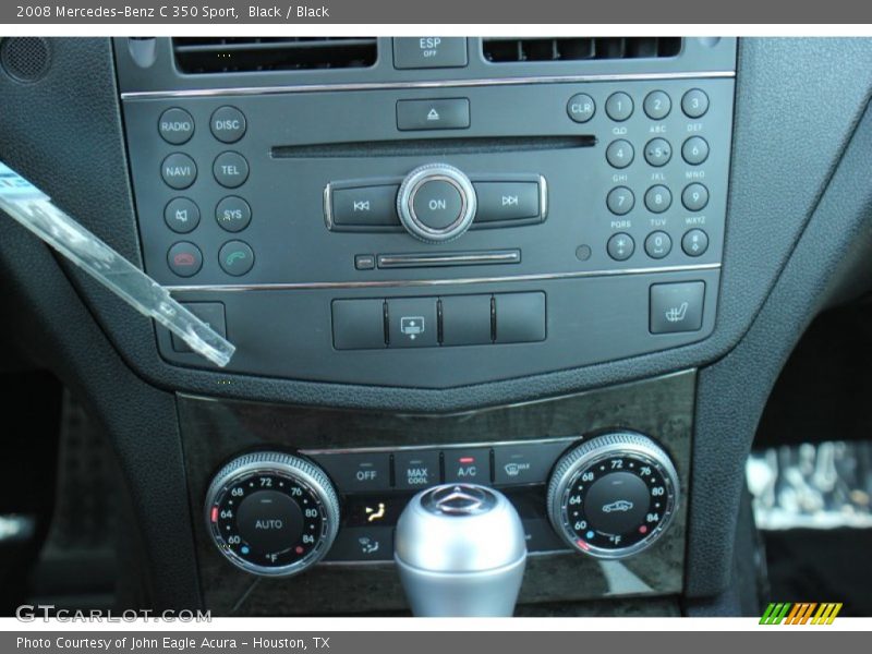 Black / Black 2008 Mercedes-Benz C 350 Sport