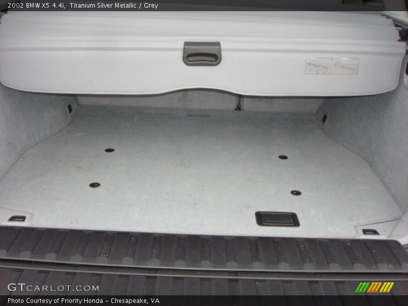 Titanium Silver Metallic / Grey 2002 BMW X5 4.4i