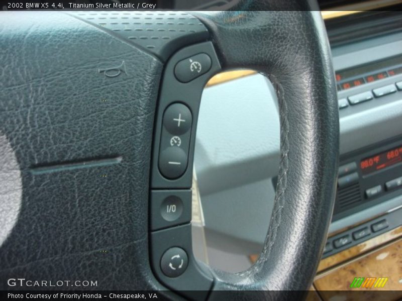 Titanium Silver Metallic / Grey 2002 BMW X5 4.4i