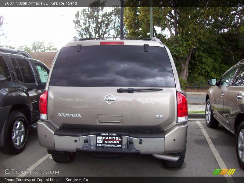 Granite / Sand 2007 Nissan Armada SE