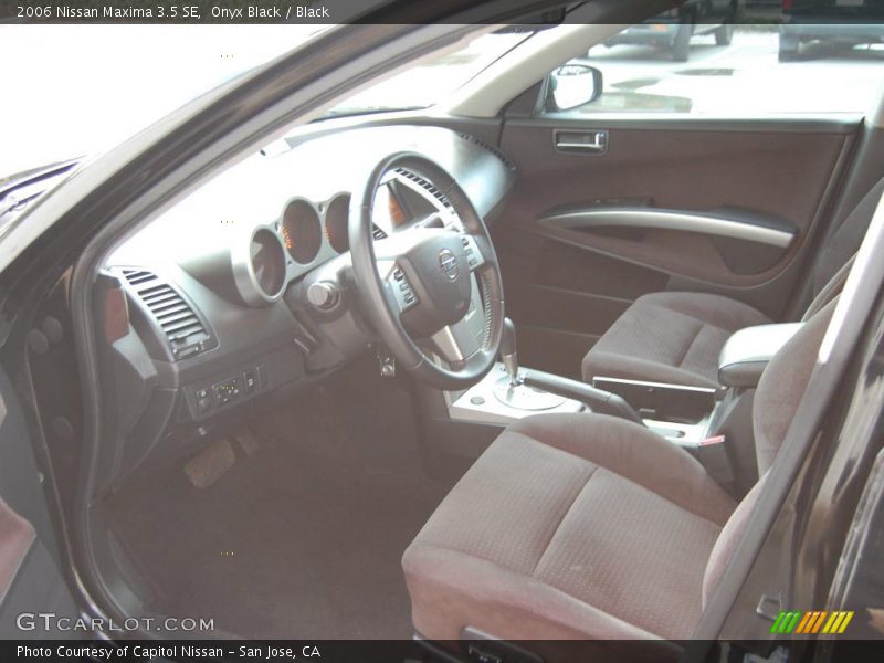 Onyx Black / Black 2006 Nissan Maxima 3.5 SE