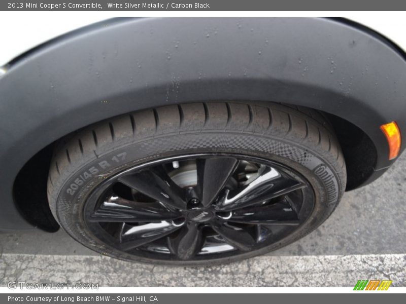 White Silver Metallic / Carbon Black 2013 Mini Cooper S Convertible