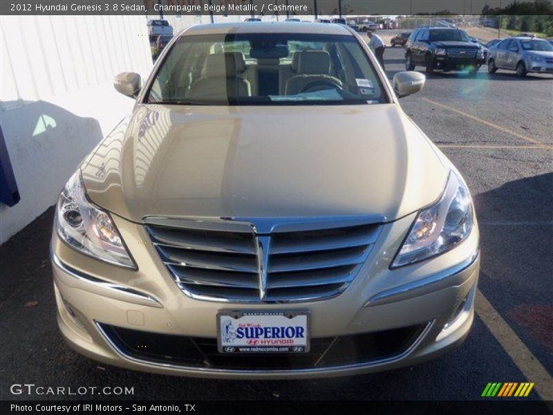 Champagne Beige Metallic / Cashmere 2012 Hyundai Genesis 3.8 Sedan