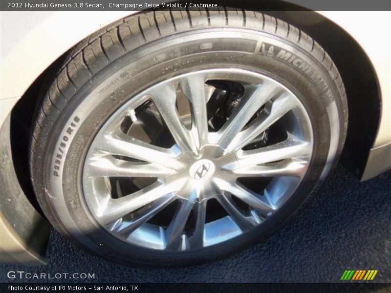 Champagne Beige Metallic / Cashmere 2012 Hyundai Genesis 3.8 Sedan