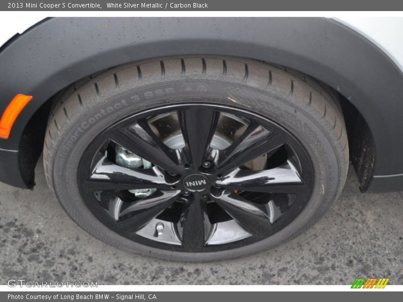 White Silver Metallic / Carbon Black 2013 Mini Cooper S Convertible