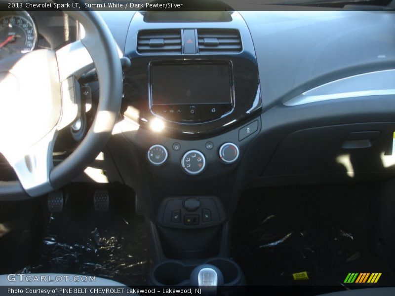 Summit White / Dark Pewter/Silver 2013 Chevrolet Spark LT