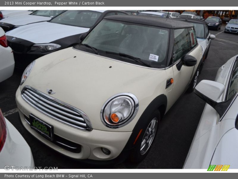 Pepper White / Carbon Black 2013 Mini Cooper Hardtop