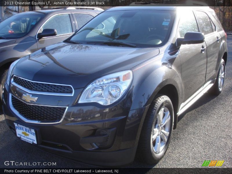 Ashen Gray Metallic / Jet Black 2013 Chevrolet Equinox LT