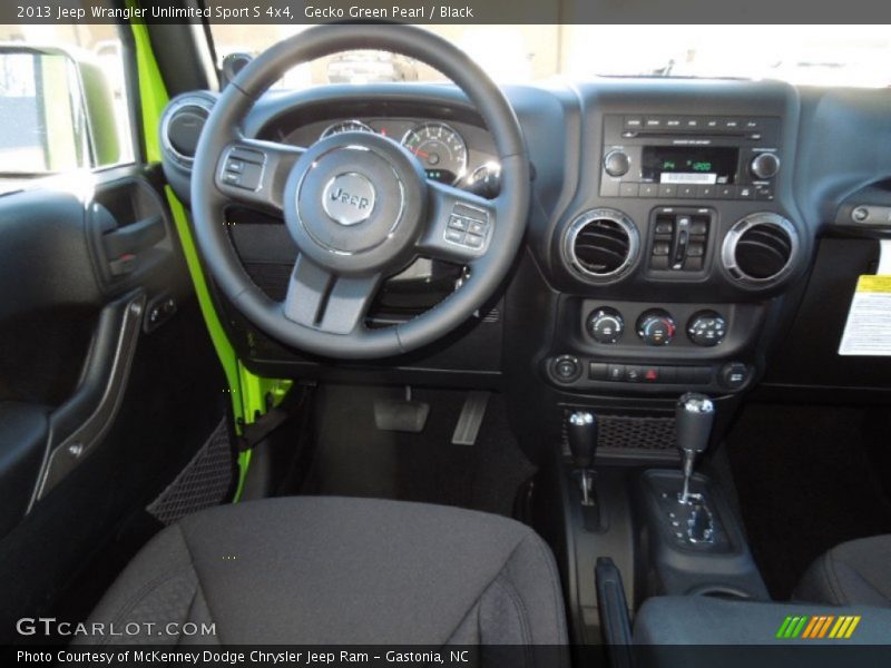 Dashboard of 2013 Wrangler Unlimited Sport S 4x4