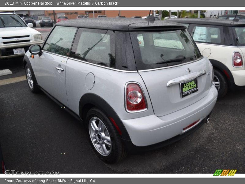 White Silver Metallic / Carbon Black 2013 Mini Cooper Hardtop