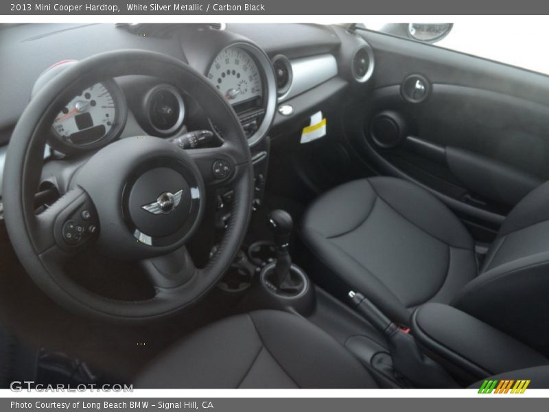 White Silver Metallic / Carbon Black 2013 Mini Cooper Hardtop