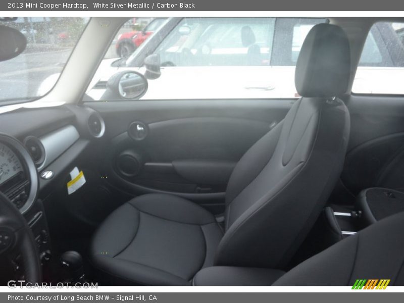 White Silver Metallic / Carbon Black 2013 Mini Cooper Hardtop