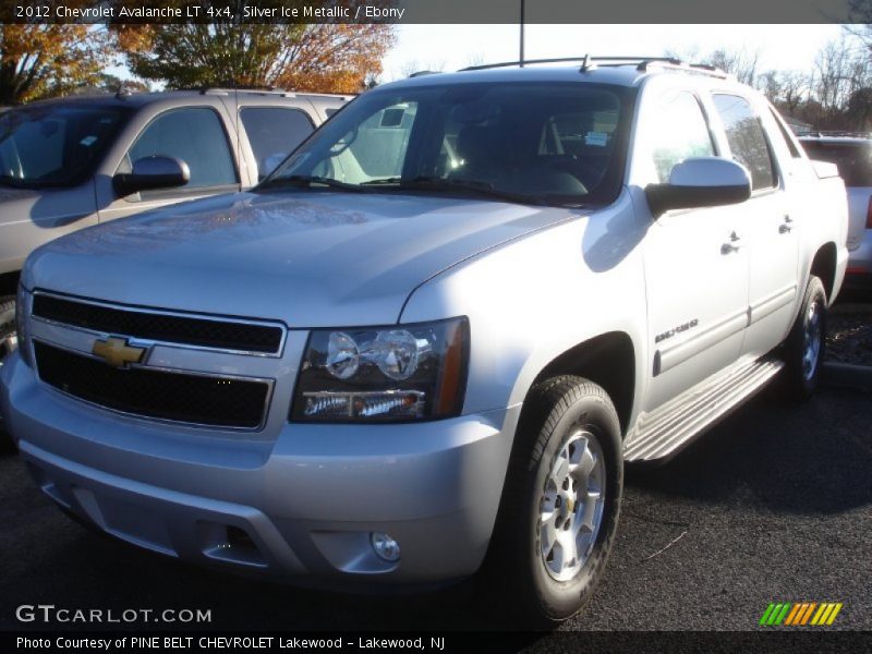 Silver Ice Metallic / Ebony 2012 Chevrolet Avalanche LT 4x4