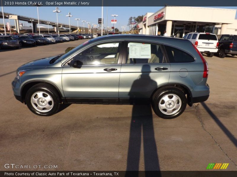Opal Sage Metallic / Ivory 2010 Honda CR-V LX